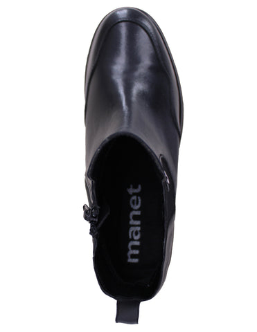 Bota Luba 01 - Botin confort de piel con plataforma