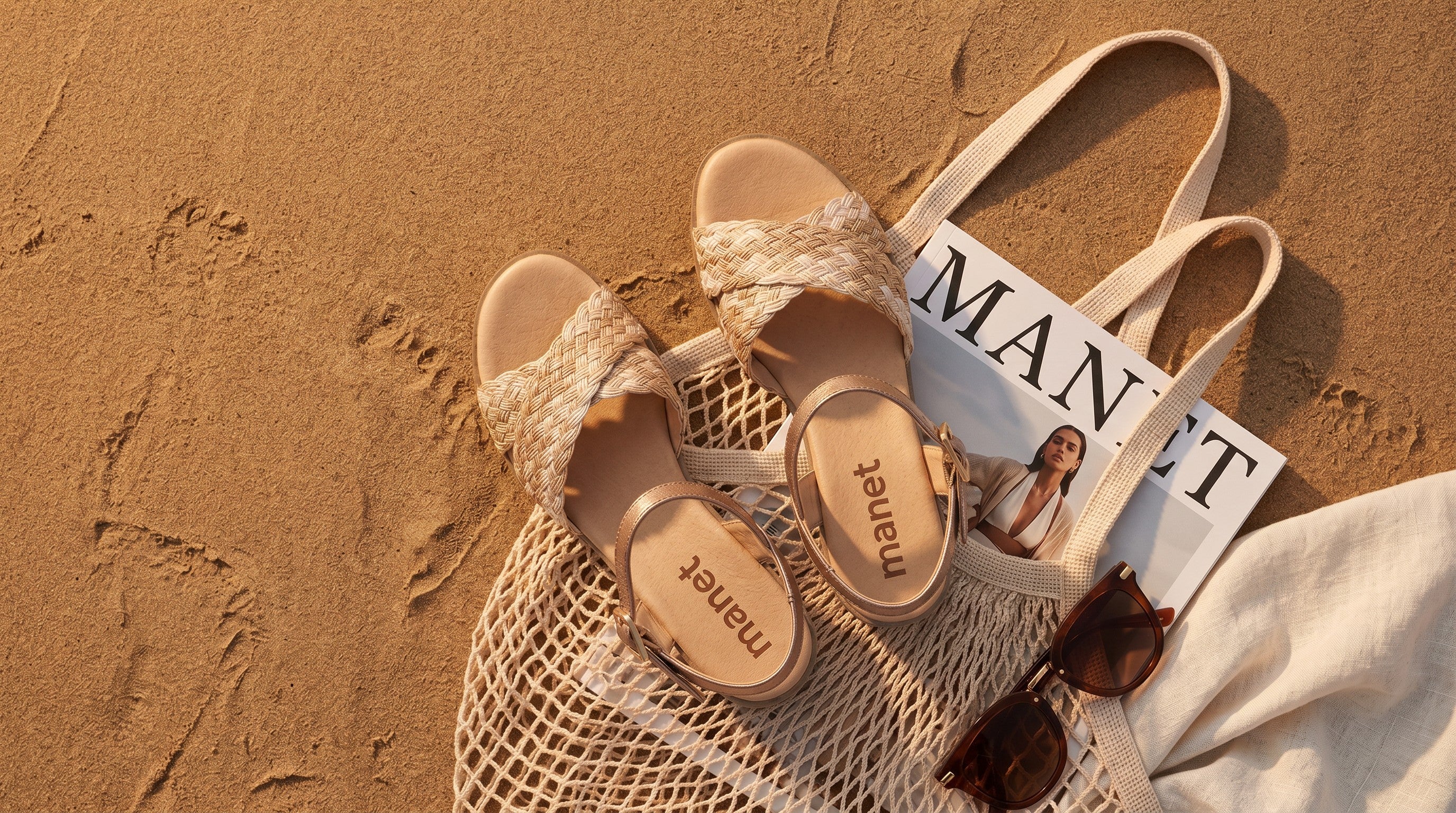 Sandalias de piel para mujer 